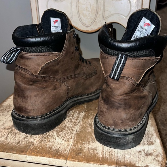 Red Wing WATERPROOF SAFETY TOE METGUARD BOOT Size 11 - Picture 7 of 9